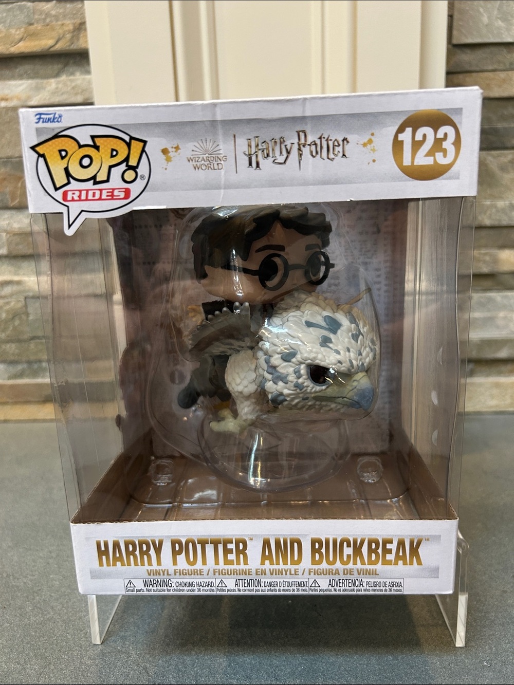 Funko Pop! Rides Vaulted Harry Potter & Buckbeak Fantasy Vinyl Figurine #123